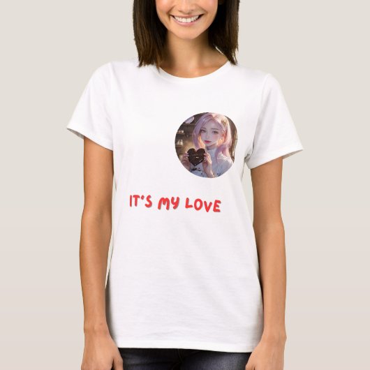 Het is mijn liefde t-shirt (Voorkant)