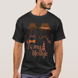 Het is mijn Lifstyle I Hipster pipe tobacco smoker T-shirt