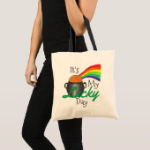 Het is mijn Lucky Day St. Patrick's Rainbow Gold Tote Bag (Voorkant (product))