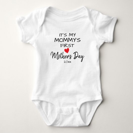 Het is mijn mammie's eerste moederdag romper (Voorkant)