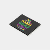 Het is mijn Mardi Gras Birthday Y'all Funny Carniv Post-it® Notes (Schuin)