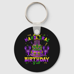 Het is mijn Mardi Gras verjaardag Yall Mardi Gras  Sleutelhanger