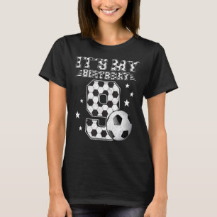 Het is mijn negende verjaardag Jongen Meisje van 9 T-shirt