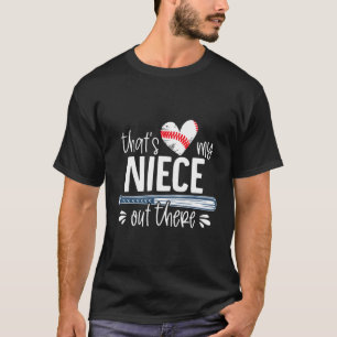 Het is mijn nichtje daar Baseball Tante Moederdag T-shirt