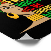 Het is mijn Onafhankelijkheidsdag Zwarte Geschiede Poster (Hoek)