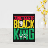 Het is mijn Onafhankelijkheidsdag Zwarte Koning Va Kaart (Gele Bloem)