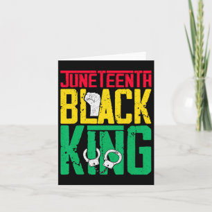 Het is mijn Onafhankelijkheidsdag Zwarte Koning Va Kaart