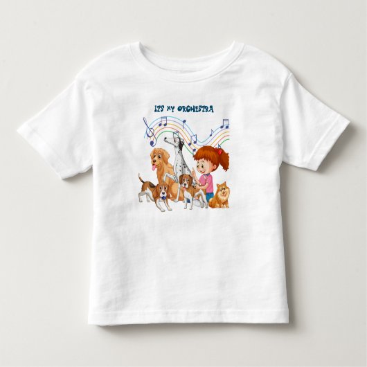Het is mijn orkest T-shirt voor kinderen (Voorkant)