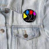 Het is mijn partij ronde button 5,7 cm (In situ)