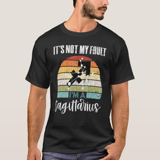 Het is mijn schuld niet Boogschutter Sterrenbeeld  T-shirt (Voorkant)