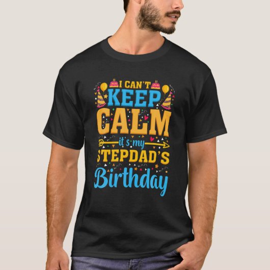 Het is mijn Stepdad's feest. T-shirt (Voorkant)