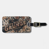 Het is mijn stijl GRUNGE Rusty Letters Bagagelabel (Voorkant horizontaal)