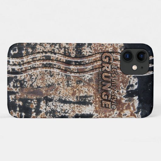 Het is mijn stijl GRUNGE Rusty Letters Case-Mate iPhone Case (Achterkant (horizontaal))