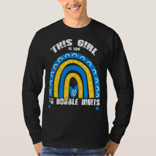 Het is mijn tiende verjaardag dit meisje is nu 10  t-shirt