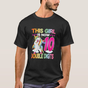 Het is mijn tiende verjaardag Dit meisje is nu 1 T-shirt