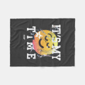 Het is mijn tijd fleece deken (Voorkant (Horizontaal))