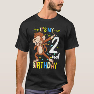 Het is mijn tweede verjaardag, Dabbing Monkey Anim T-shirt