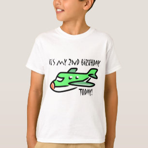 Het is mijn tweede verjaardag vandaag t-shirt