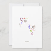 Het is mijn uitnodiging van de verjaardag (Achterkant)