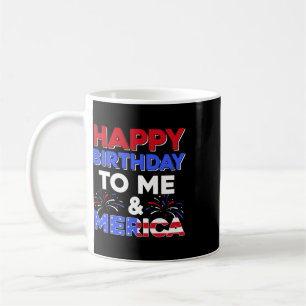 Het is mijn verjaardag 4 juli Amerikaanse Onafhank Koffiemok
