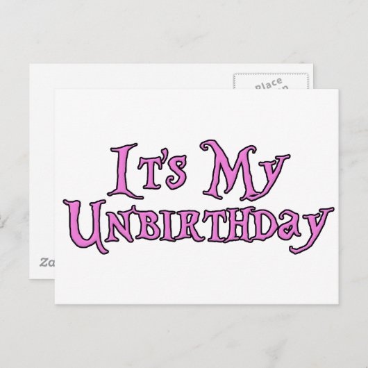 Het is mijn verjaardag briefkaart (Voorkant / Achterkant)