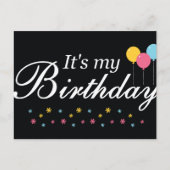 Het is mijn verjaardag Briefkaart (Voorkant)