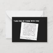 Het is mijn verjaardag Bruh Notitiekaartje (Achterkant)