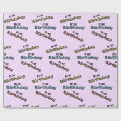 Het is mijn verjaardag cadeaupapier (Vlak)