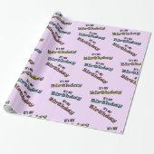 Het is mijn verjaardag cadeaupapier (Uitgerold)