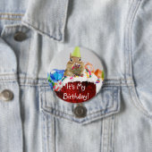 Het is mijn verjaardag! Chipmunk Button (In situ)