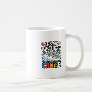 Het is mijn verjaardag Cruise Lief Roze Zee Reis V Koffiemok