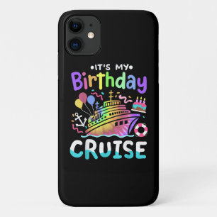 Het is mijn verjaardag Cruise Tie Dye Vakantie Tri Case-Mate iPhone Case