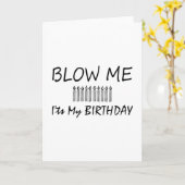 Het is mijn verjaardag die me overvalt kaart (Gele Bloem)