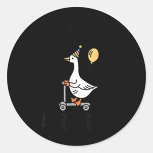 Het is mijn verjaardag die overeenkomt met grappig ronde sticker
