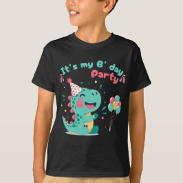 Het is mijn verjaardag Dinasour T-shirt