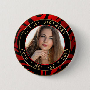 Het is mijn verjaardag - DIY Foto Ronde Button 5,7 Cm