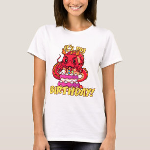 Het is mijn verjaardag Draak T-shirt