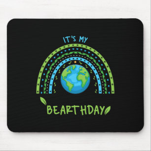 Het is mijn verjaardag Earth Day 22 april Verjaard Muismat