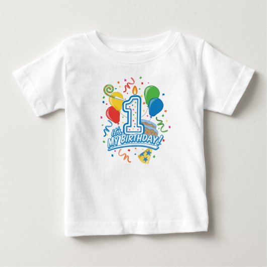 Het is mijn verjaardag! Een jaar oud peuter T-shir (Voorkant)
