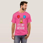 Het is mijn verjaardag Fox Birthday Party T-shirt (Voorkant volledig)
