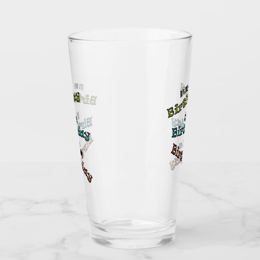 Het is mijn verjaardag glas (Links)