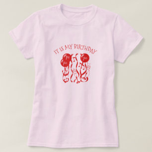 Het is mijn verjaardag, ik ben 70 jaar oud t-shirt