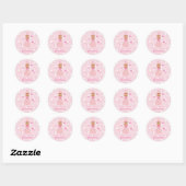 Het is mijn verjaardag & ik ben de prinses ronde sticker (Vel)