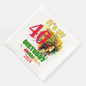 Het is mijn verjaardag Jamaica Girl Party Vakantie Servet (Hoek)