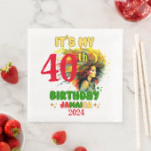 Het is mijn verjaardag Jamaica Girl Party Vakantie Servet (Insitu)