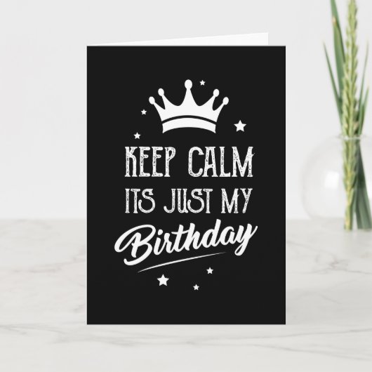 Het is mijn verjaardag kaart (Voorkant)