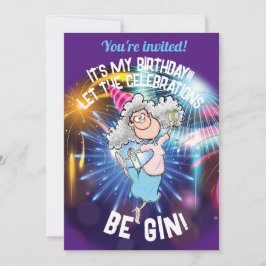 HET IS MIJN VERJAARDAG! Laat de vieringen GIN zijn Kaart