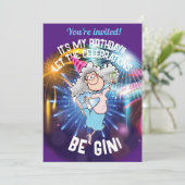HET IS MIJN VERJAARDAG! Laat de vieringen GIN zijn Kaart (Staand voorkant)