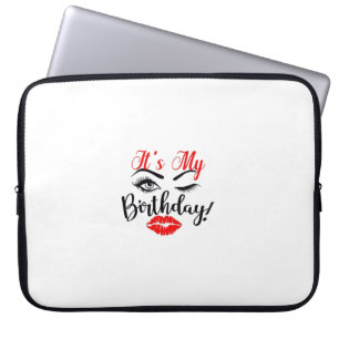 Het is mijn verjaardag! laptop sleeve