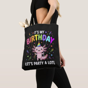Het is mijn verjaardag, laten we veel feestvieren tote bag